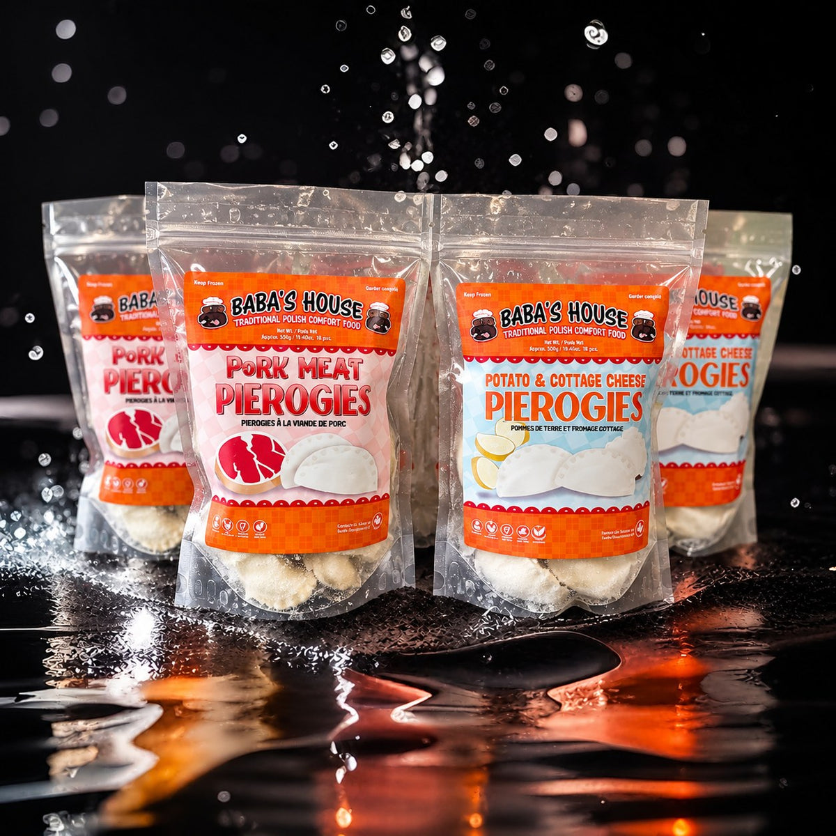 Baba’s House packaged frozen pierogies