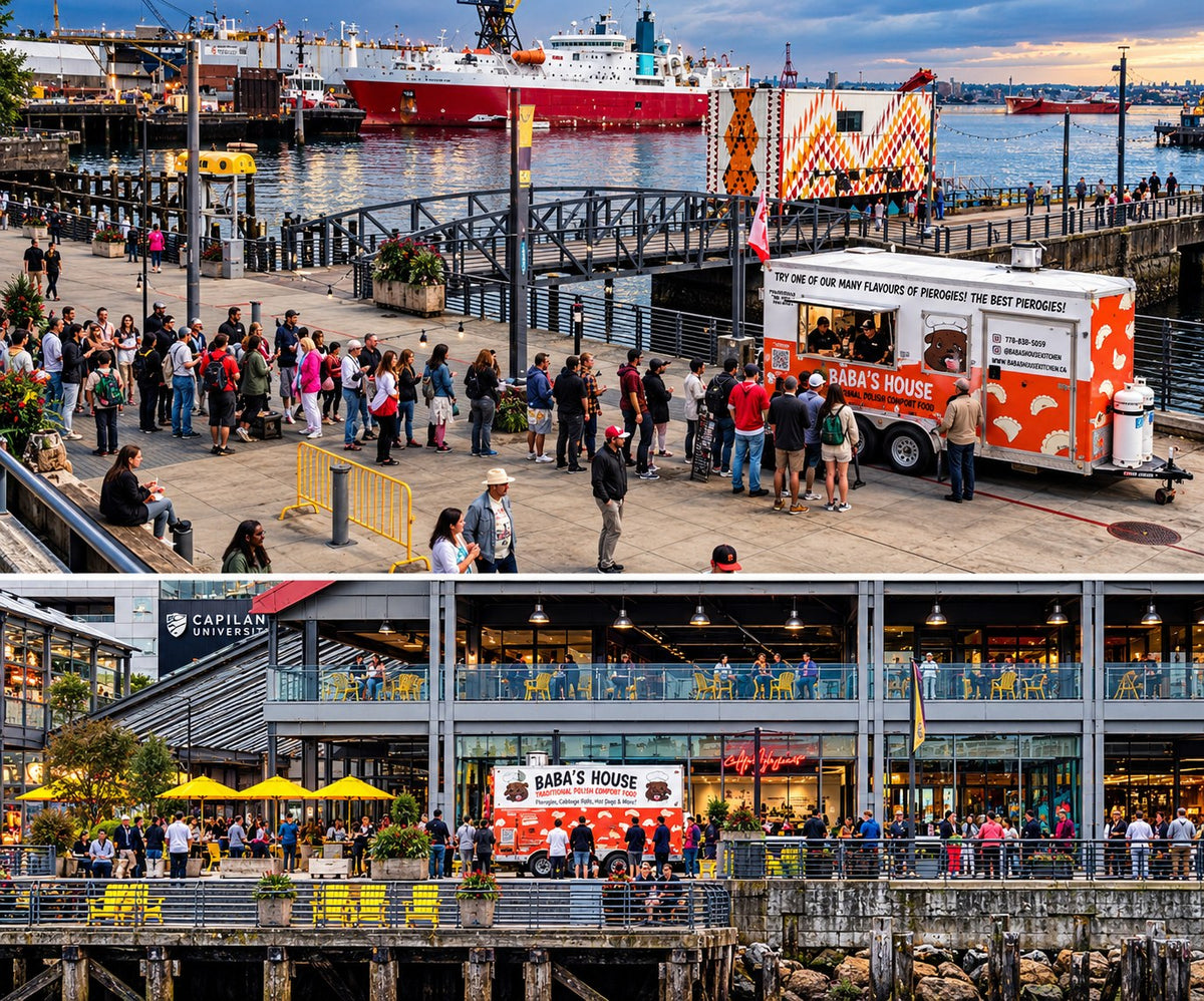 Gathering by the waterfront